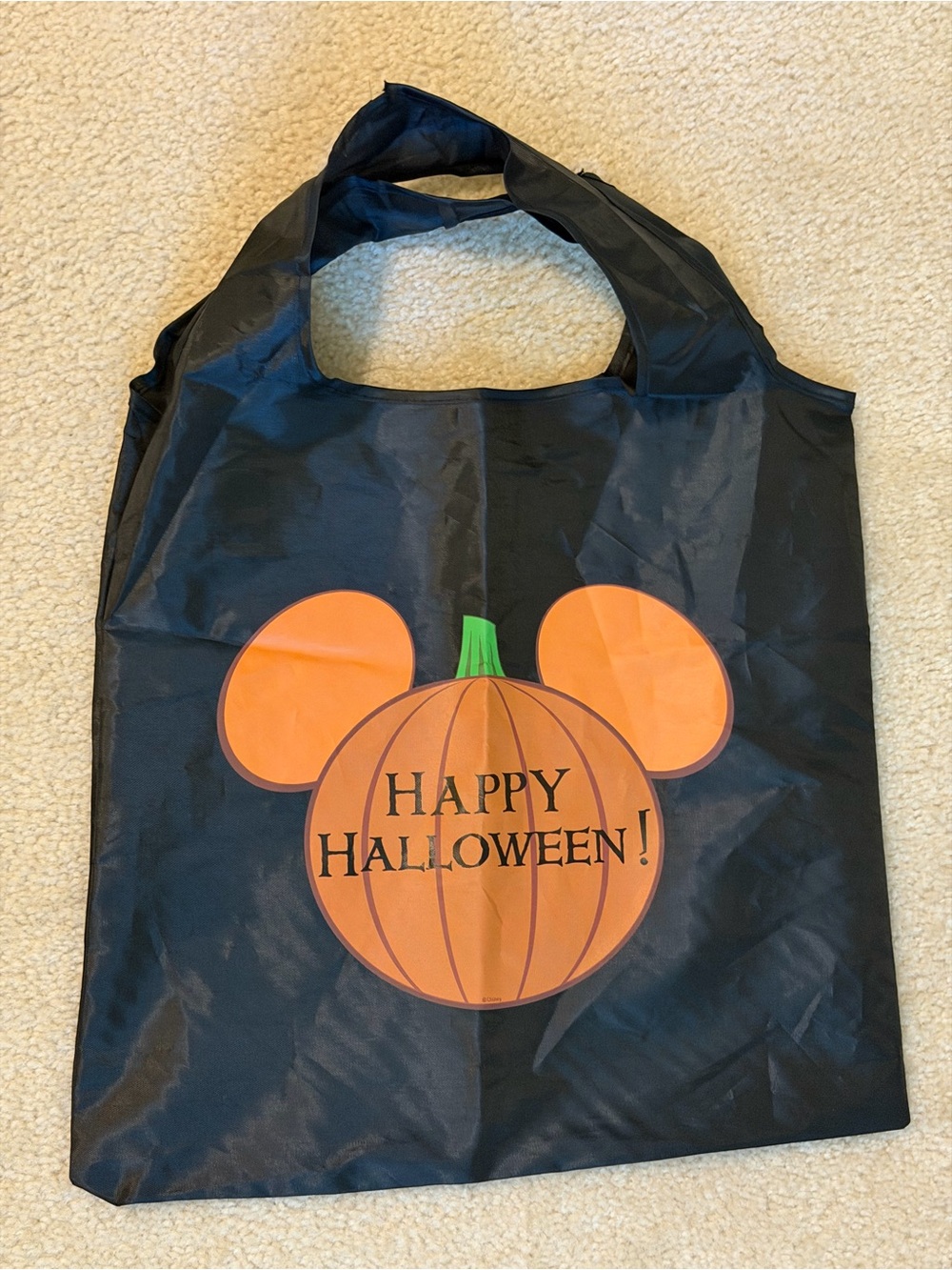 DVC Membership Magic Halloween Reusable Foldable Tote Bag Mickey Pumpkin